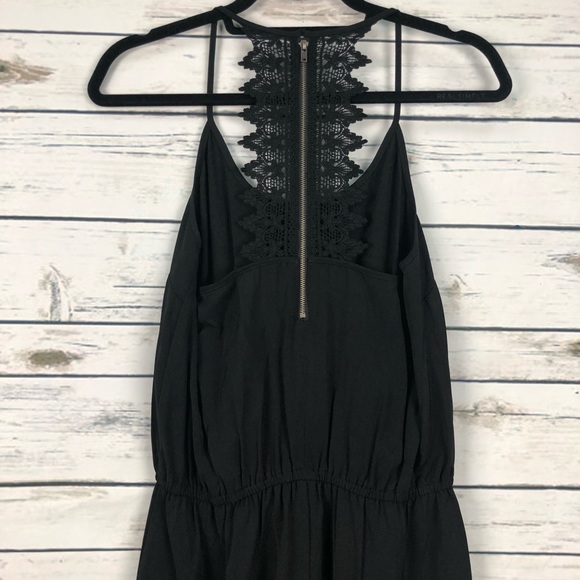 NWT Daniel Rainn Small Black lace crochet romper - Picture 5 of 7